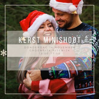 Mini fotoshoot in kerstthema